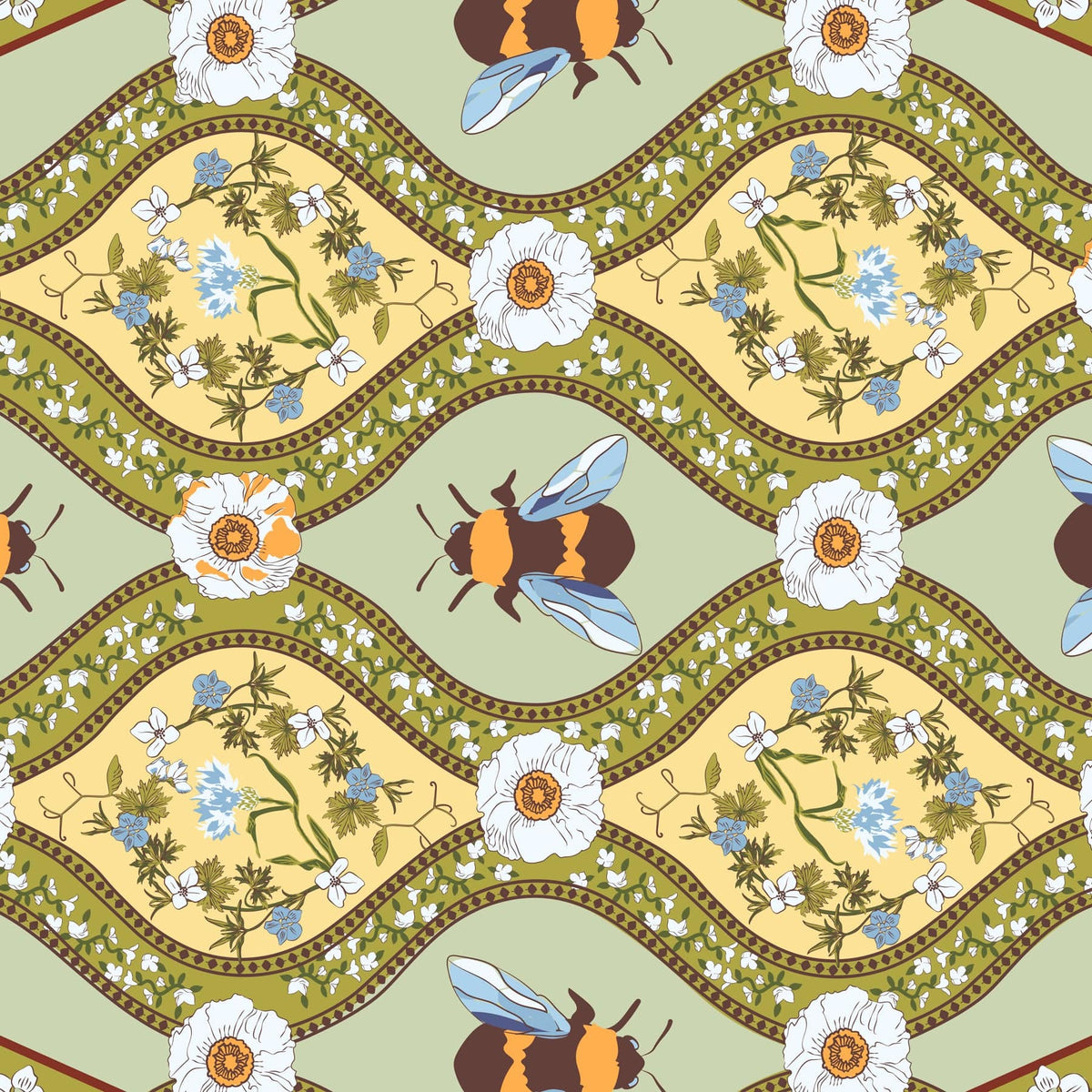 Diamond Silk Scarf