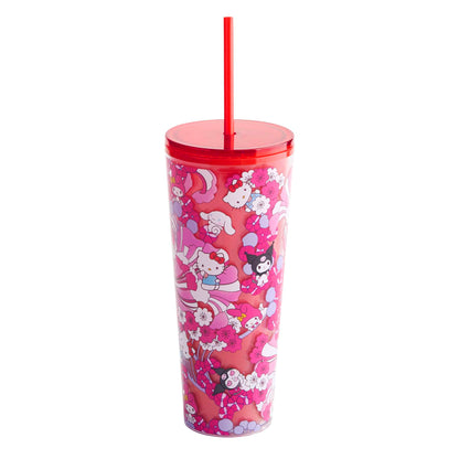 Hello Kitty® and Friends Double Wall Tumbler with Straw